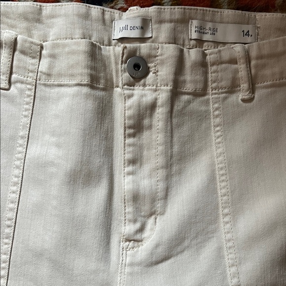 J. Jill High-Rise Straight Leg Jeans in Barley - Picture 2 of 5